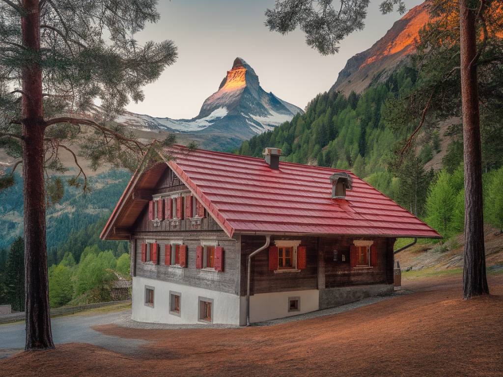 hébergement dans les refuges traditionnels autour du Cervin